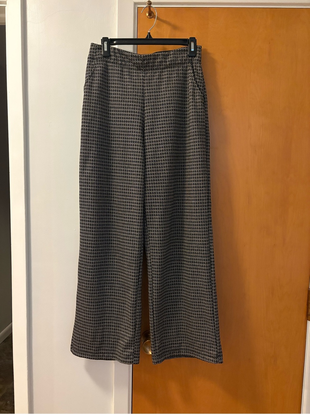 Max Studio London Wide Leg Patterned Pants - size M